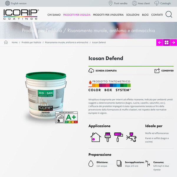 Corporate website