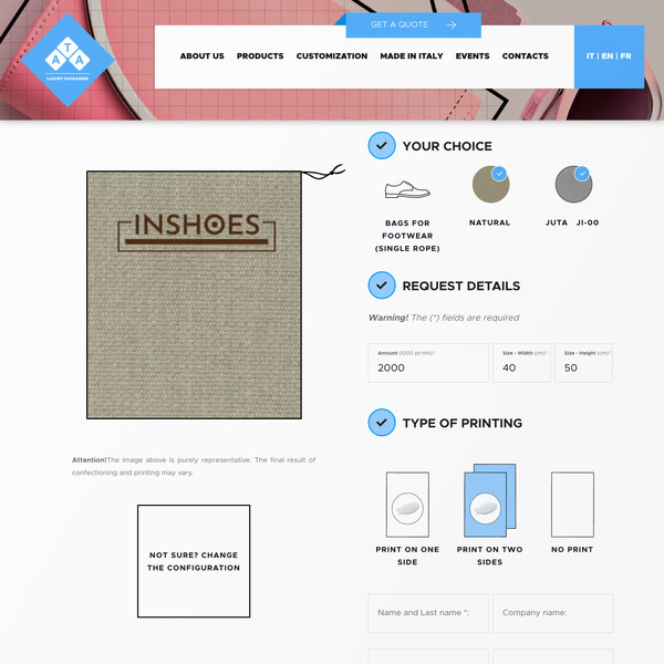 UX/UI: un configuratore visuale