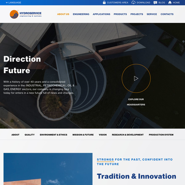 Corporate website